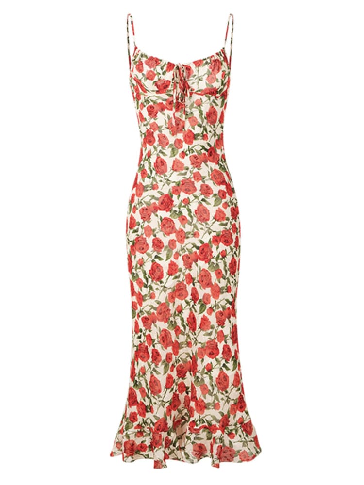 Romance in Bloom Floral Maxi Dress - TheBohoBloom