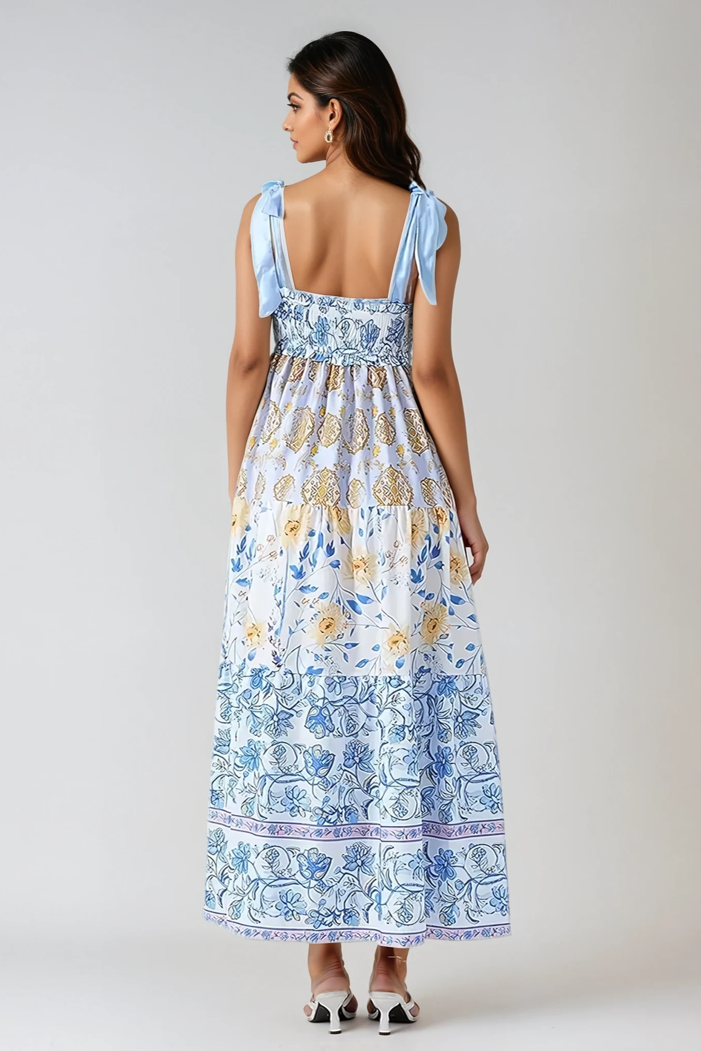 Tullewhim Rosette Maxi Dress