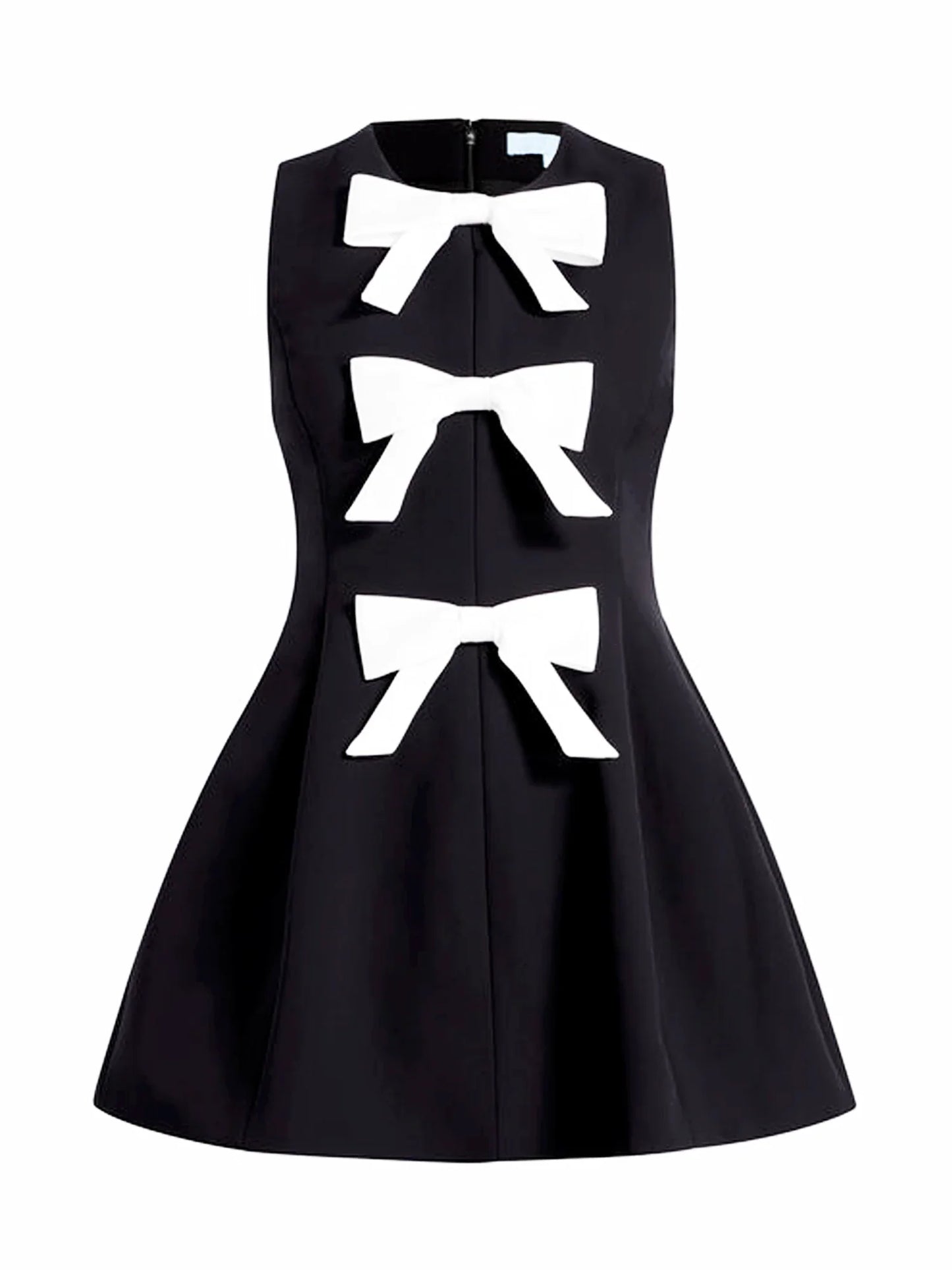 Bow Elegance Mini Dress - TheBohoBloom