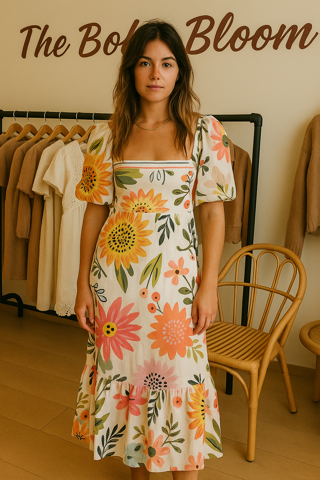 Nature’s Muse Flowing Maxi Dress