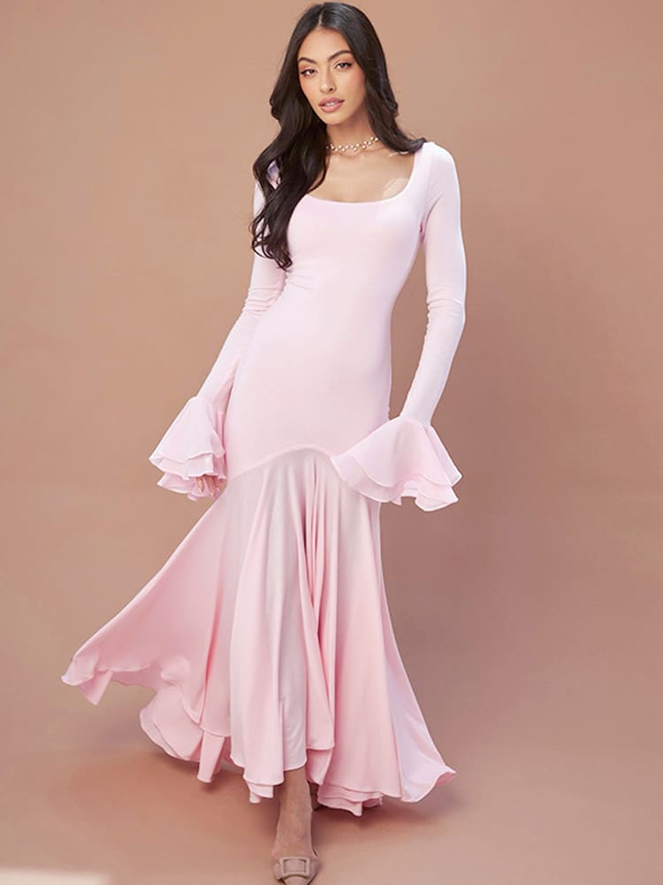 Poise Pleated Maxi Dress - TheBohoBloom