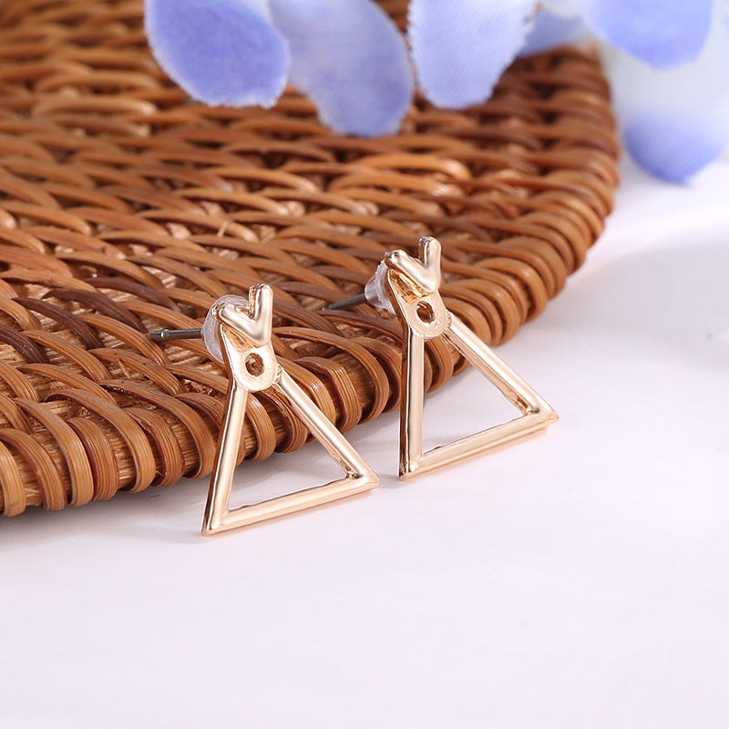 Trendy Cute Nickel Free Square Stud Earrings