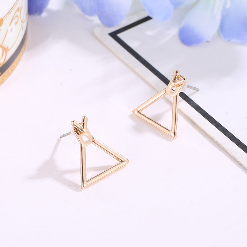 Trendy Cute Nickel Free Square Stud Earrings