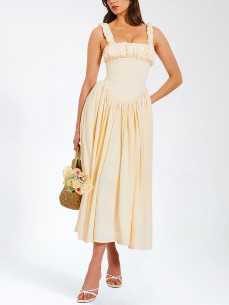 Dreamy Movement Ruffled Maxi Dress - TheBohoBloom
