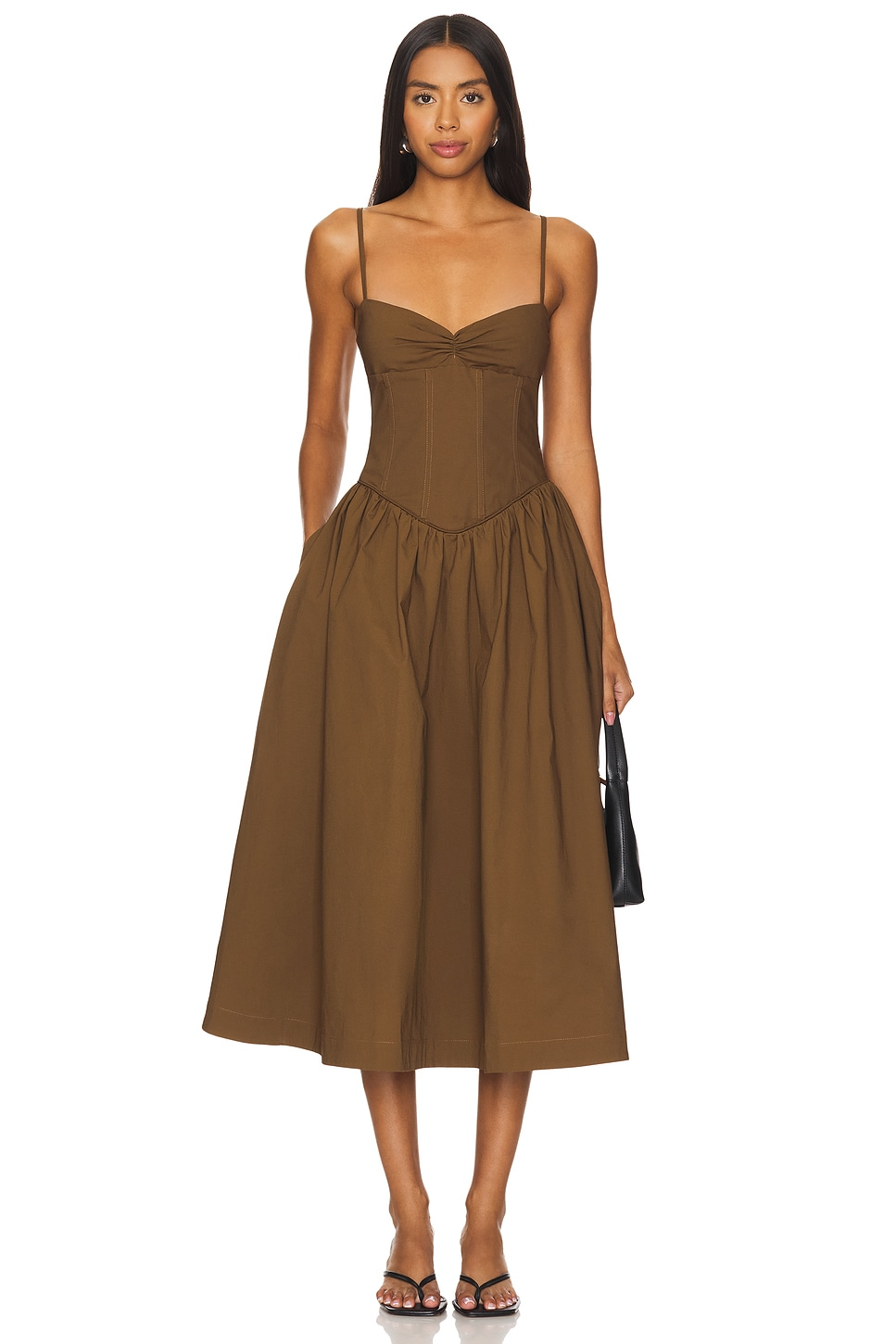 Souk Muse Korsett-Midikleid