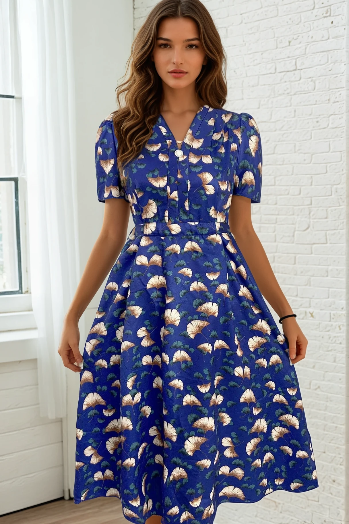Moonfan Meadow Midi Dress