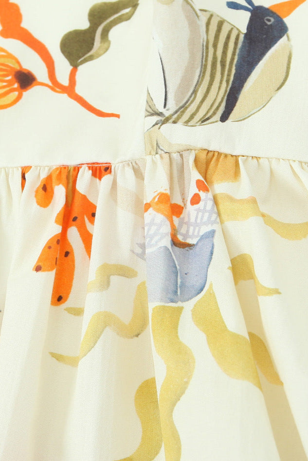 Whimsy Skyfall Printed Mini Dress