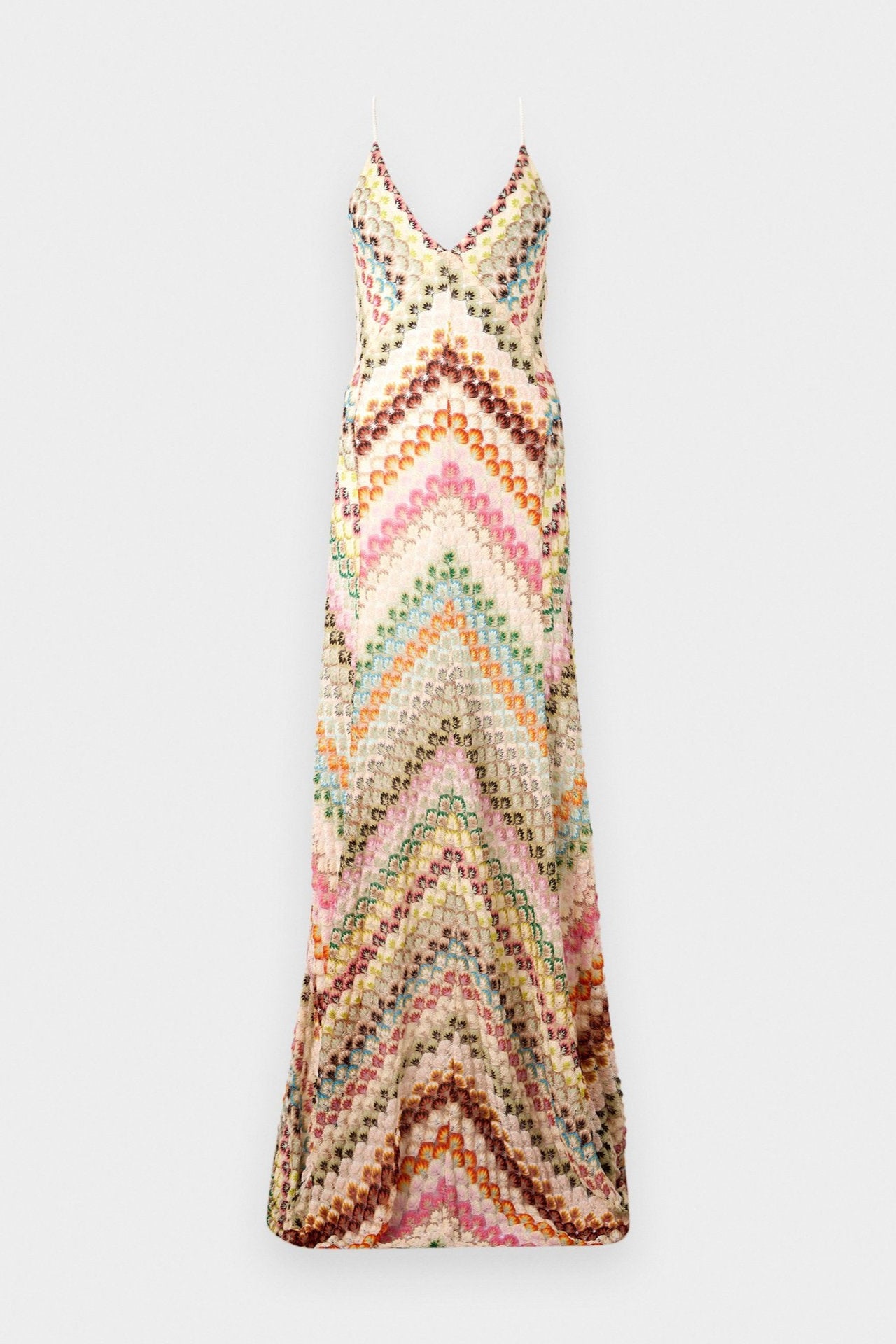 Rainbow Mesa Boho Maxi Dress