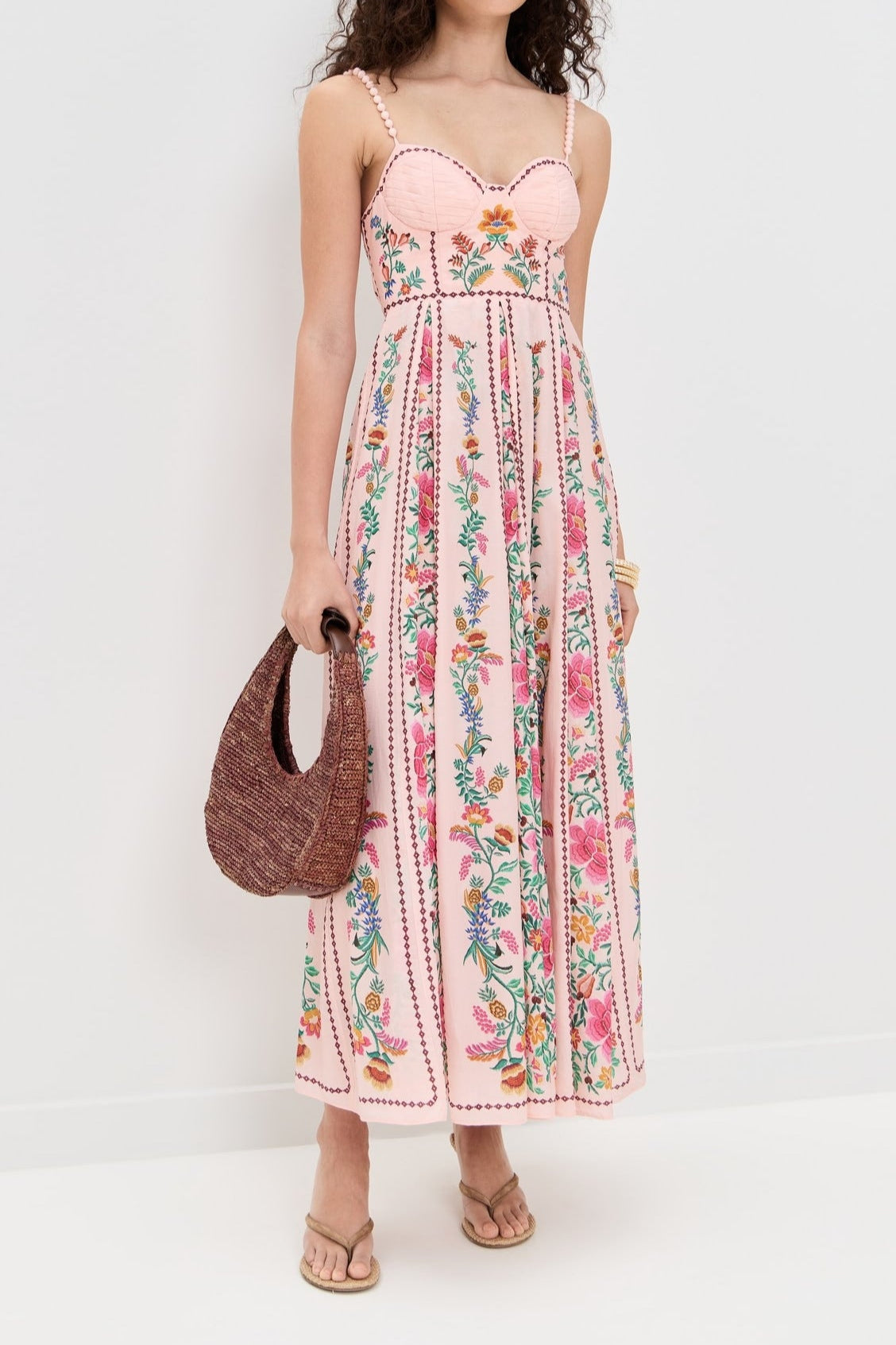 La Vie en Rose Cascade Maxi Dress