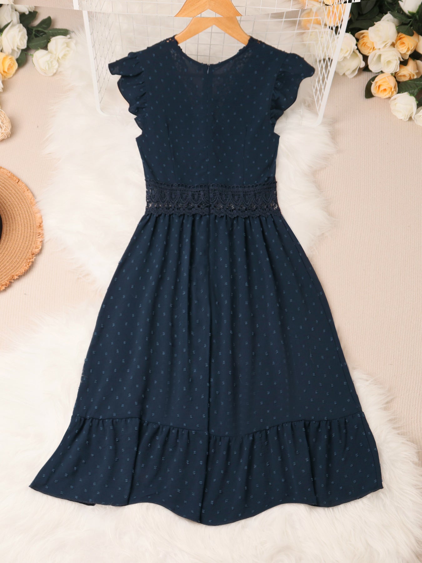 Indigo Charm Mini Dress