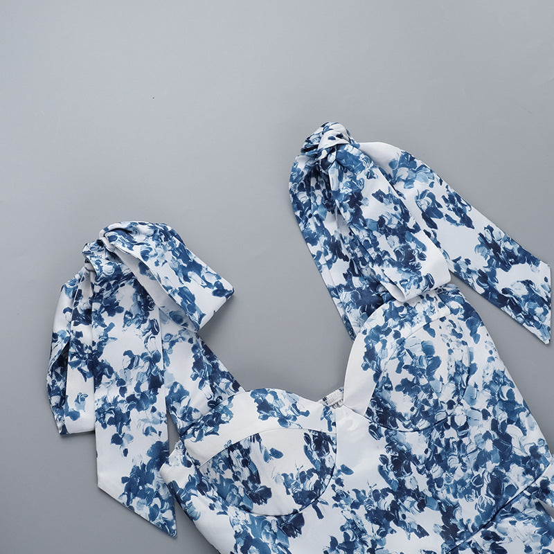 Hydrangea Kiss Mini Dress