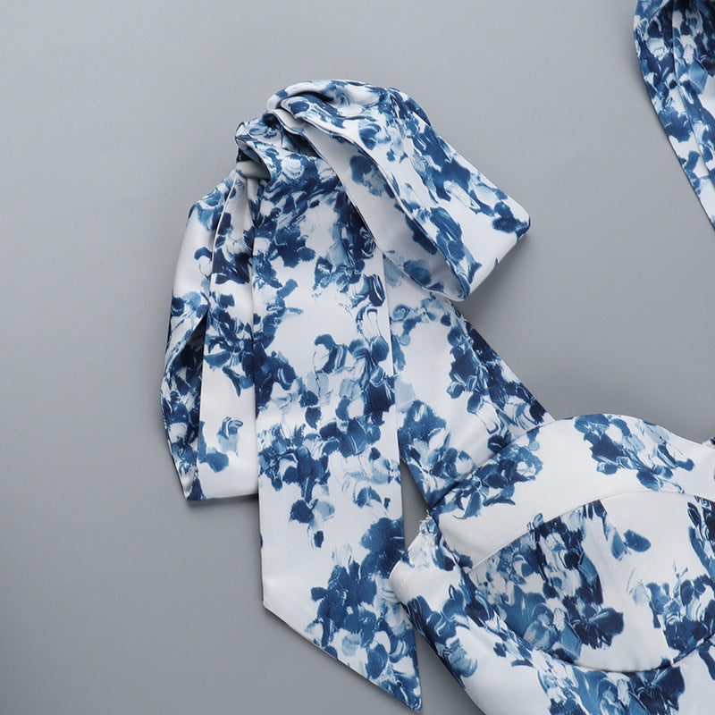 Hydrangea Kiss Mini Dress