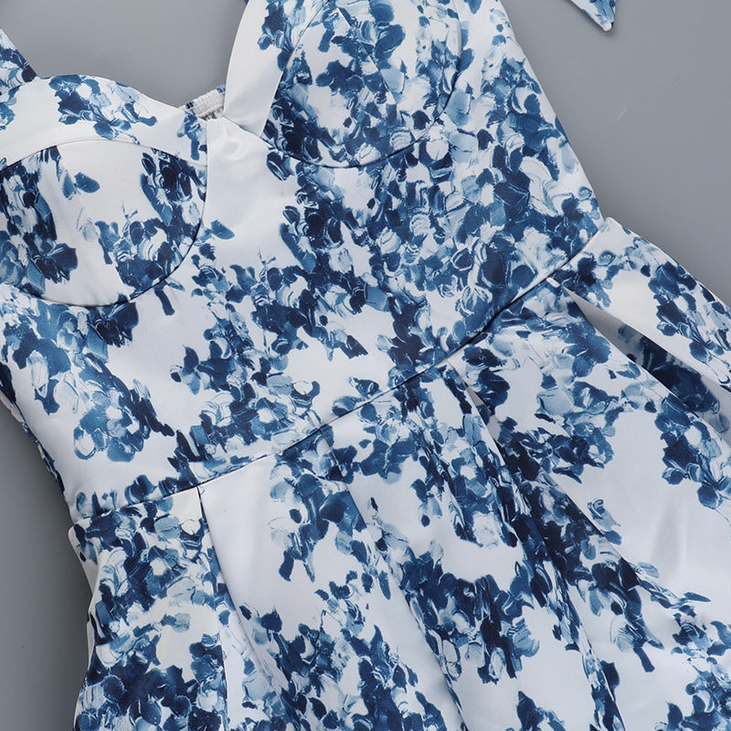 Hydrangea Kiss Mini Dress