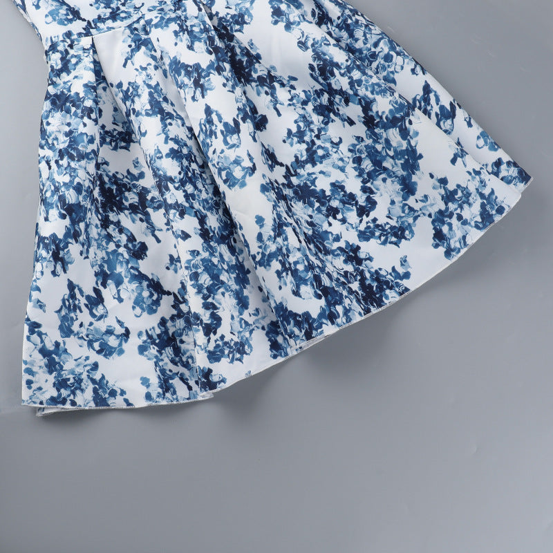 Hydrangea Kiss Mini Dress
