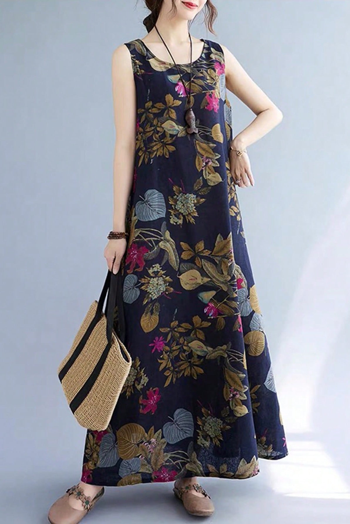 Quiet Flora Drift Maxi Dress