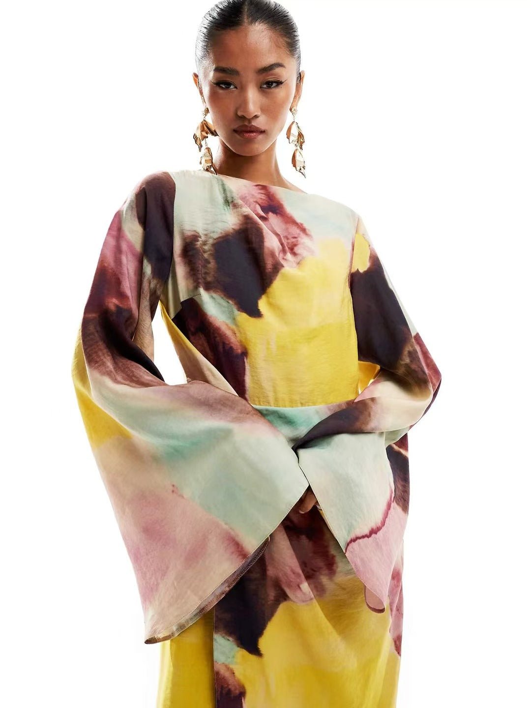 Serene Palette Maxi Dress - TheBohoBloom