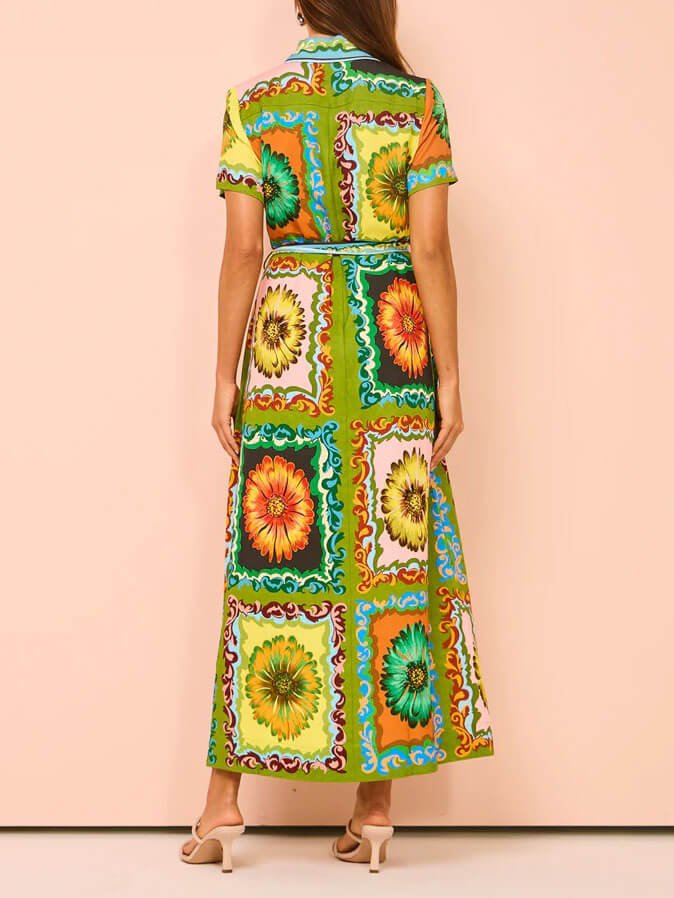 Florabelle Vintage Maxi Dress - TheBohoBloom