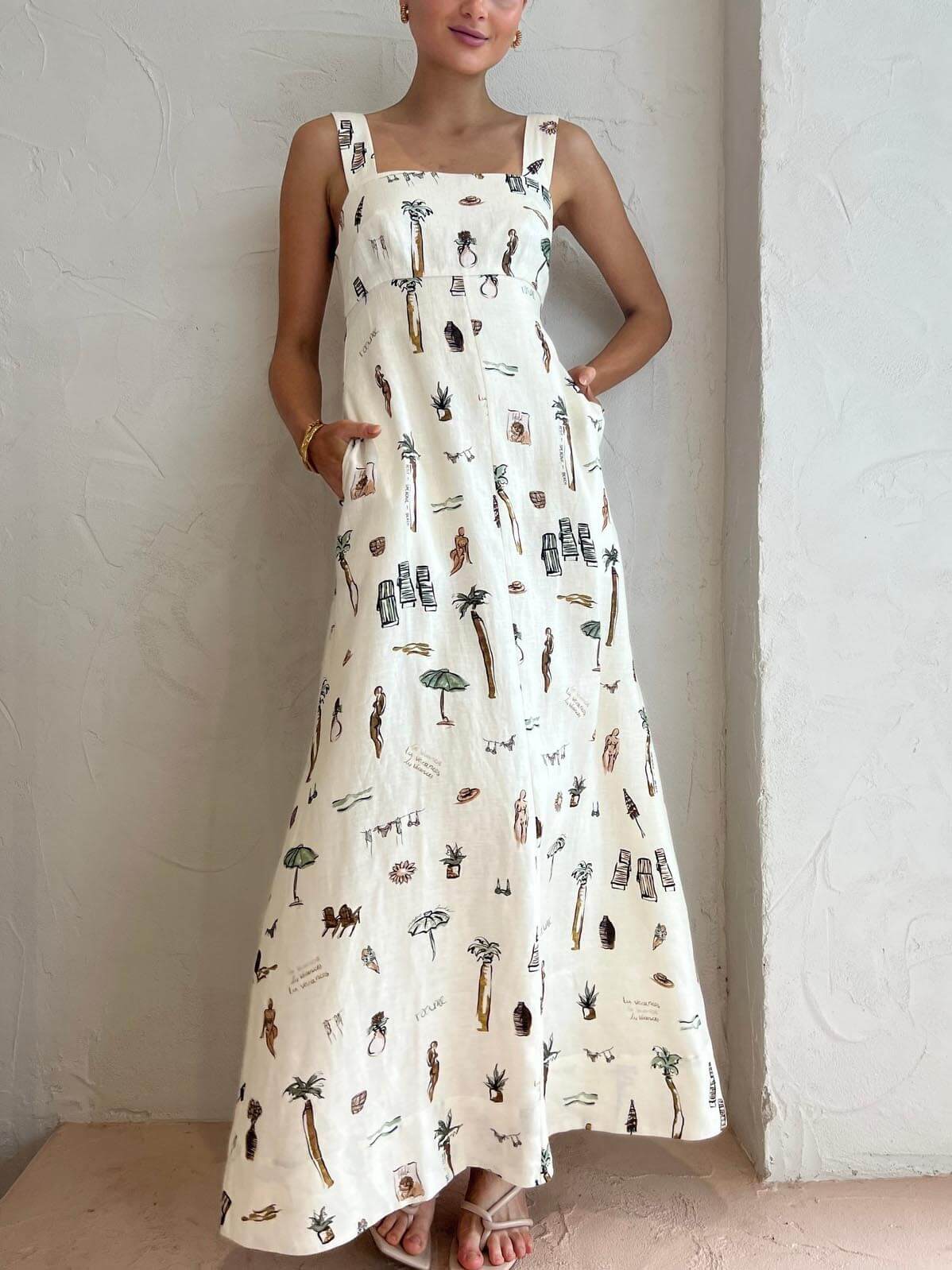 Runway Rebel Artistic Maxi Dress - TheBohoBloom