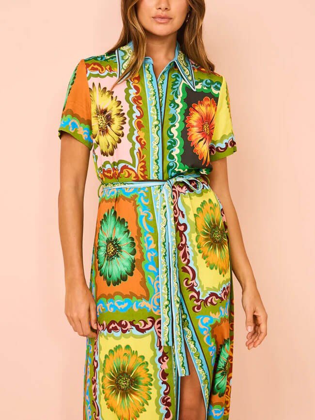 Florabelle Vintage Maxi Dress - TheBohoBloom