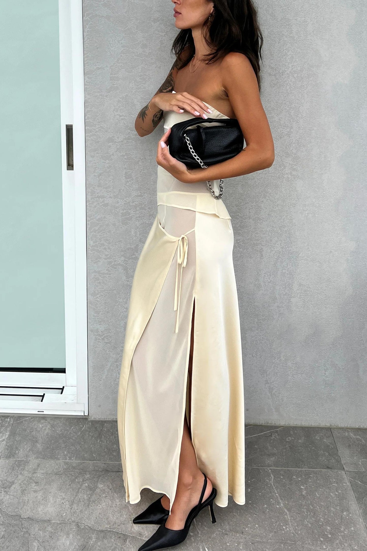 Buttercream Ricky Midi Skirt Set