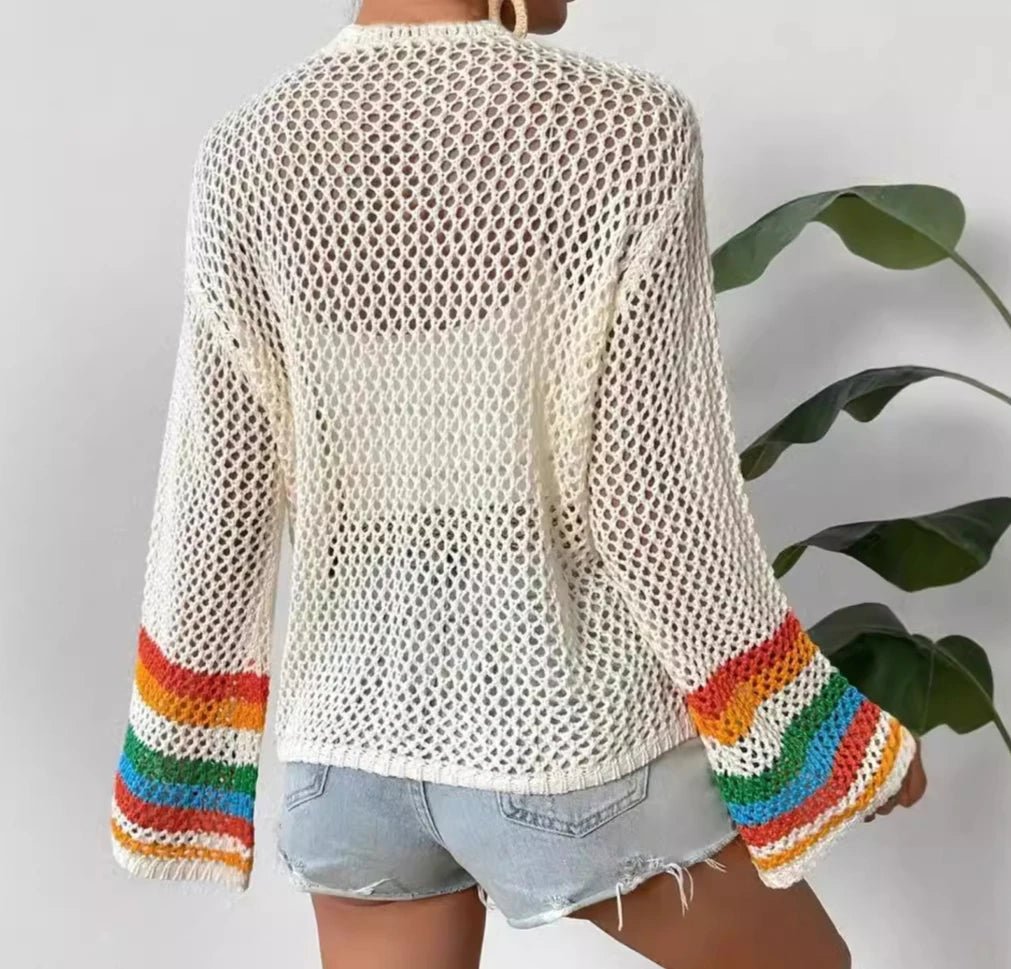 Handmade Wanderlust Knit Cardigan - TheBohoBloom