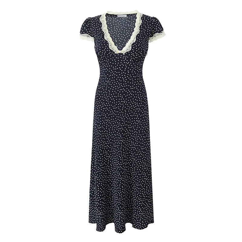 Luna Lace Maxi Dress - TheBohoBloom