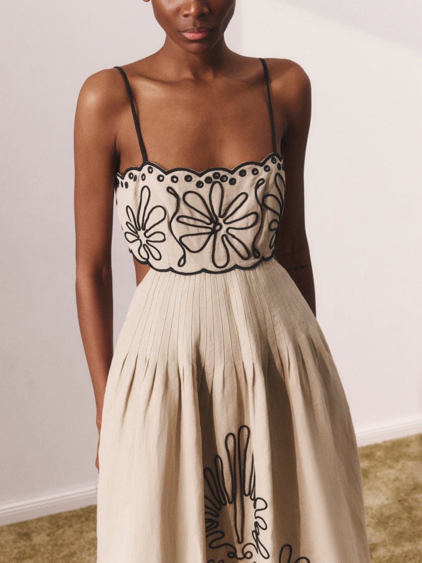 Carefree Days Midi Dress - TheBohoBloom