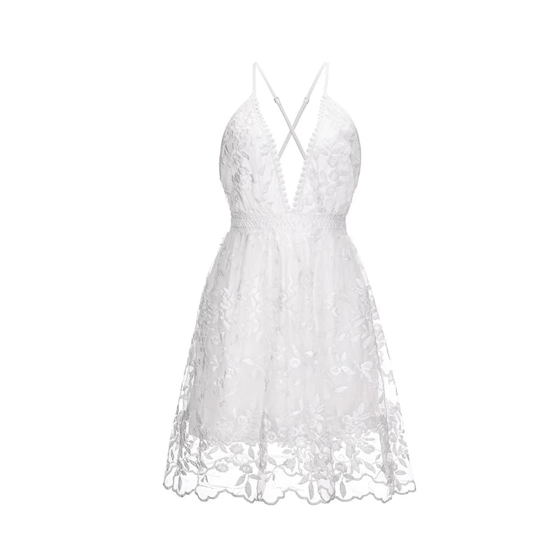 Ocean Breeze Mini Dress - TheBohoBloom