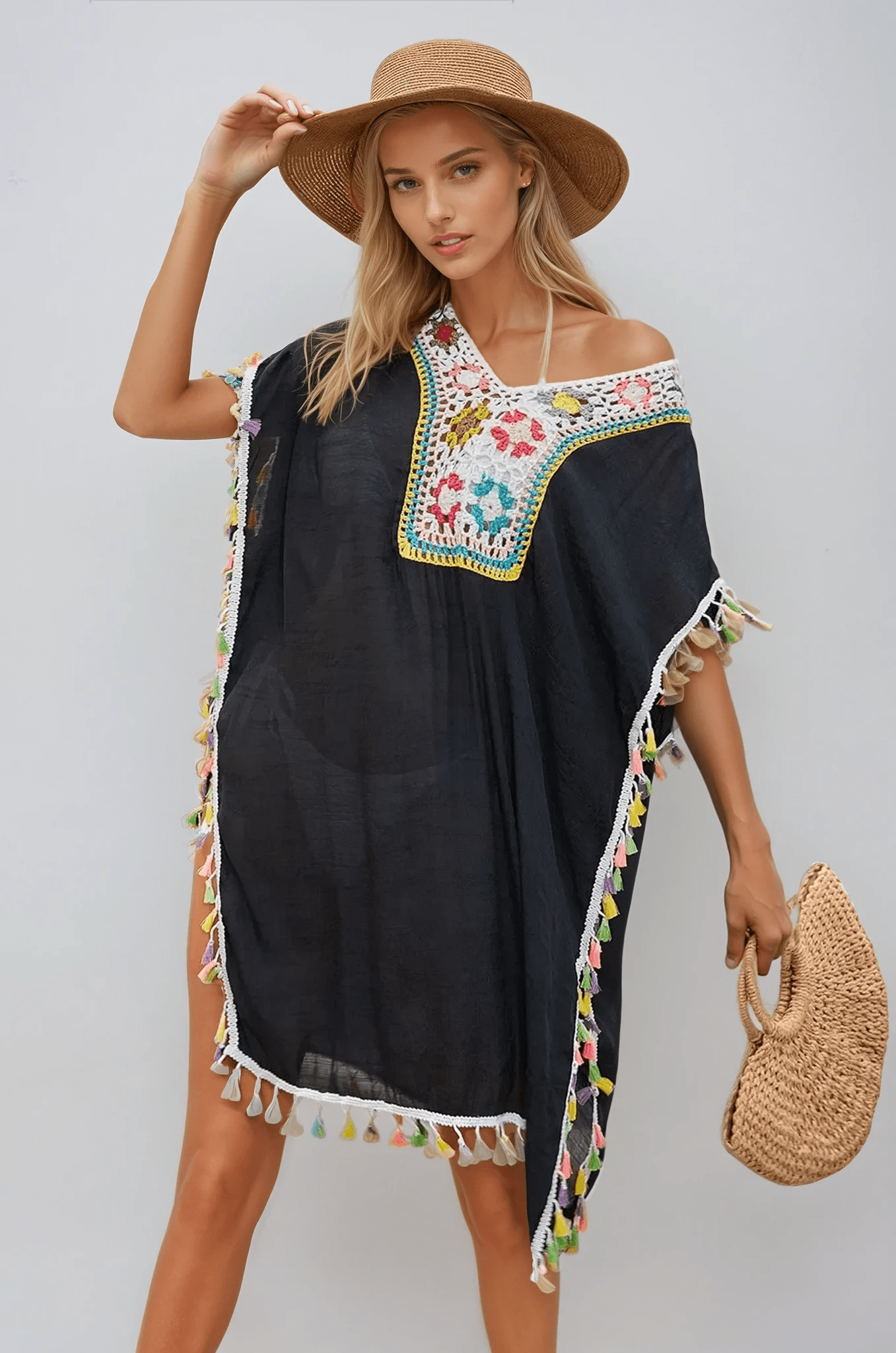 Paloma Crochet Midi Dress - TheBohoBloom