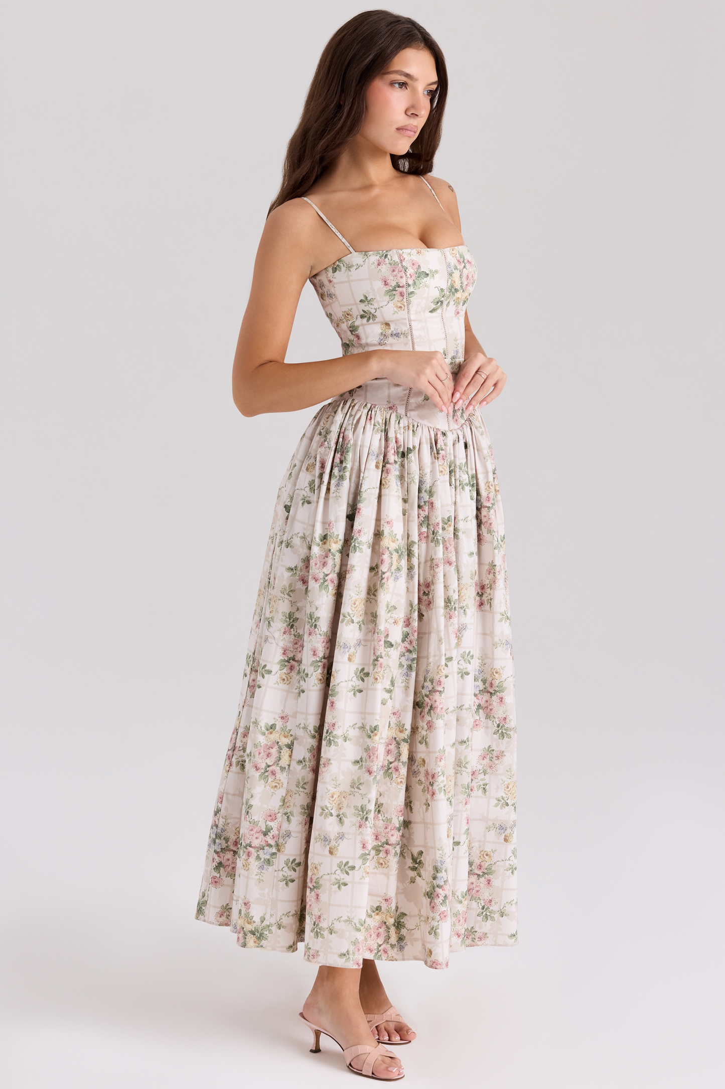 Blushing Ivy Summer Midi Dress
