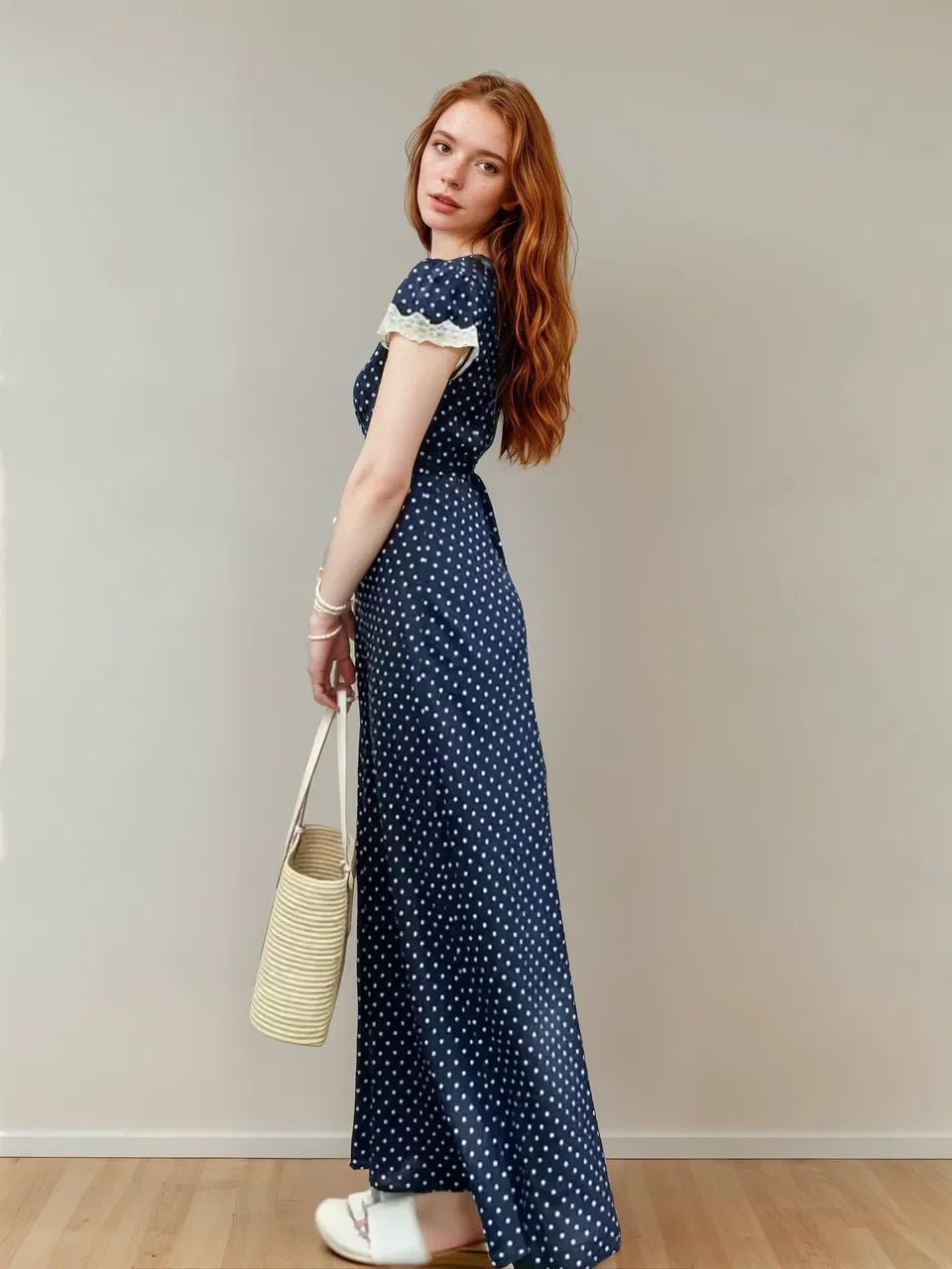 Luna Lace Maxi Dress - TheBohoBloom