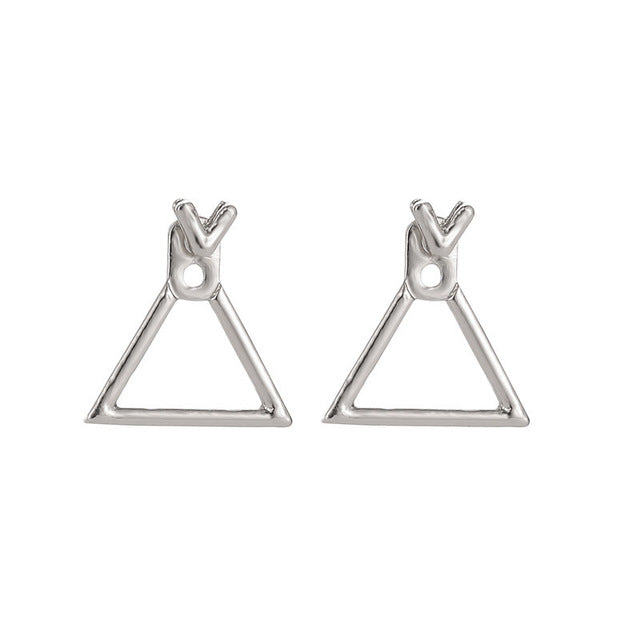 Trendy Cute Nickel Free Square Stud Earrings