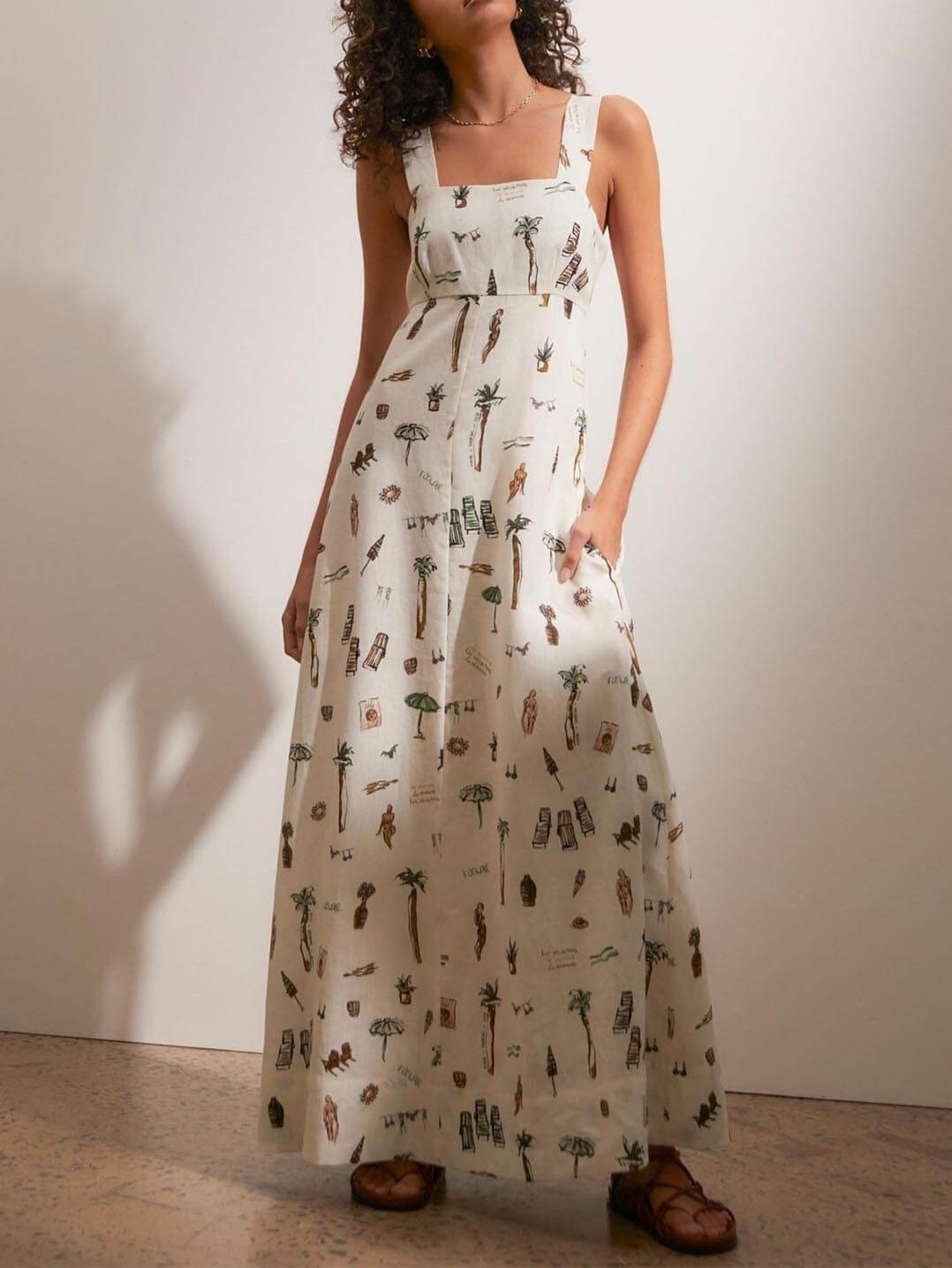 Runway Rebel Artistic Maxi Dress - TheBohoBloom