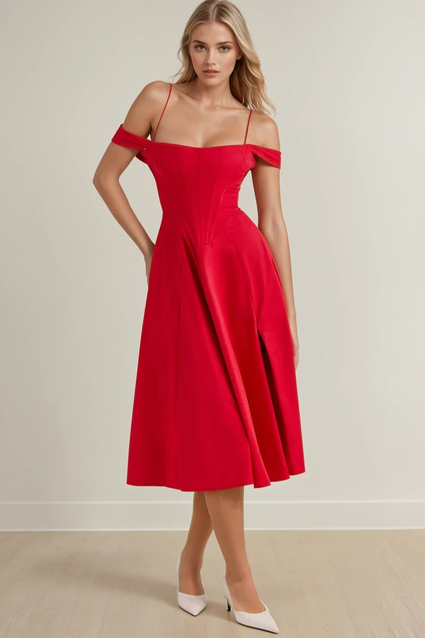 Sunday Bloom Reverie Midikleid