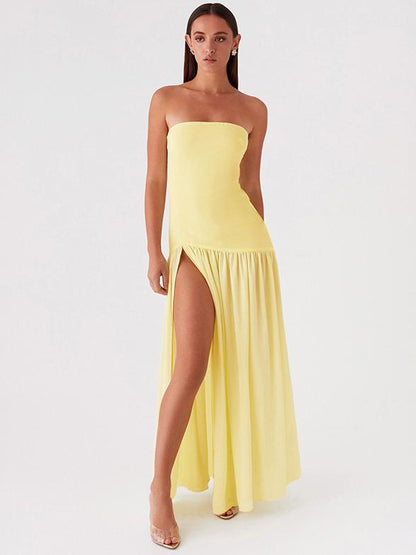 Timeless Allure Strapless Maxi Dress