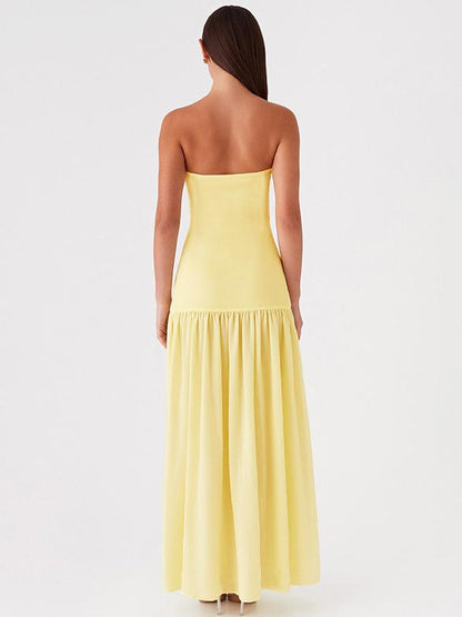 Timeless Allure Strapless Maxi Dress