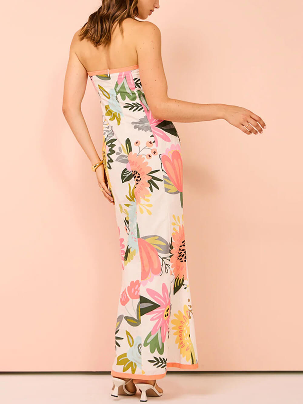 Tropical Breeze Wrap Maxi Dress