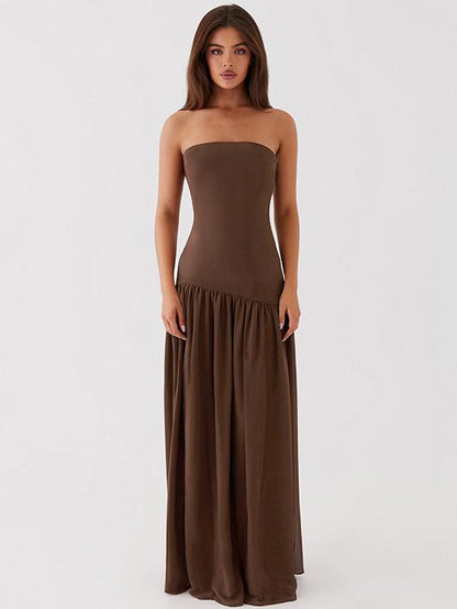 Timeless Allure Strapless Maxi Dress