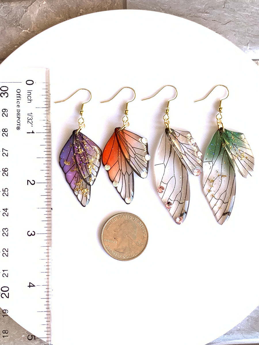 Enchanted Mist Butterfly Earrings