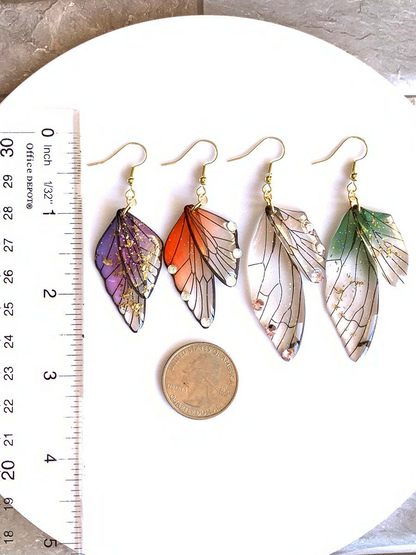 Enchanted Mist Butterfly Earrings