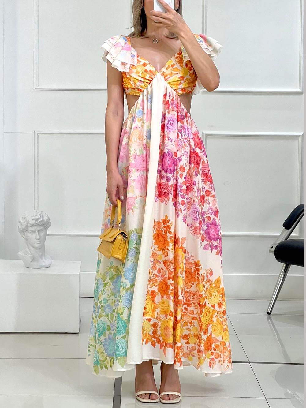 Whispering Garden Maxi Dress - TheBohoBloom