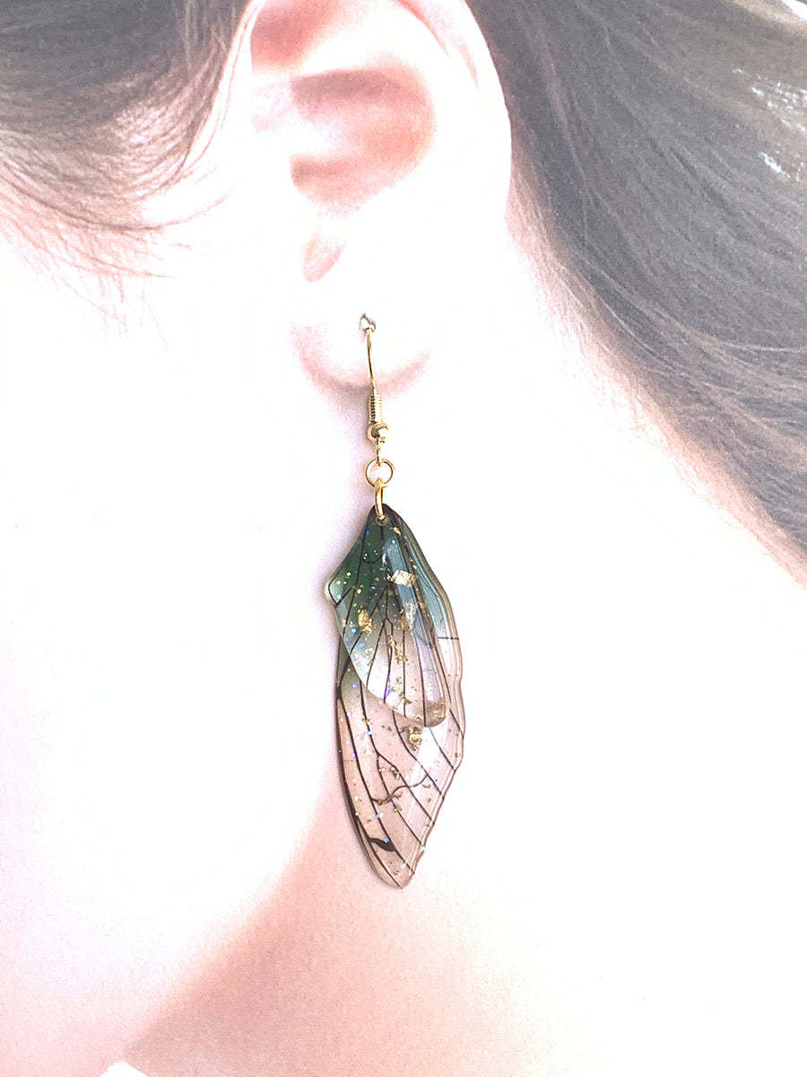 Enchanted Mist Butterfly Earrings