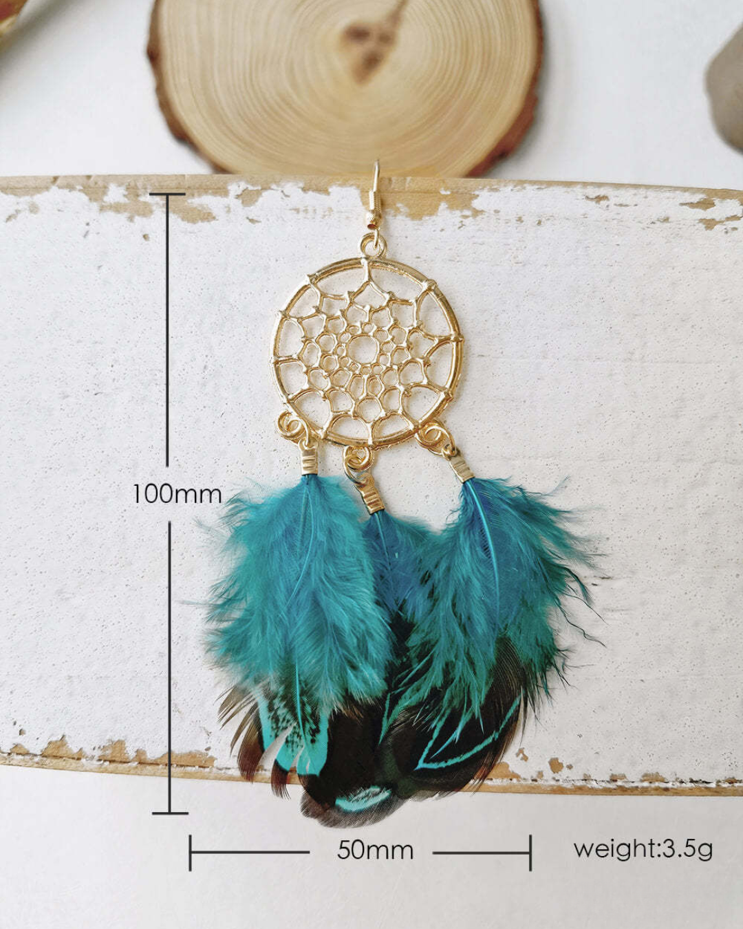 Mystic Plum Dreamcatcher Earrings