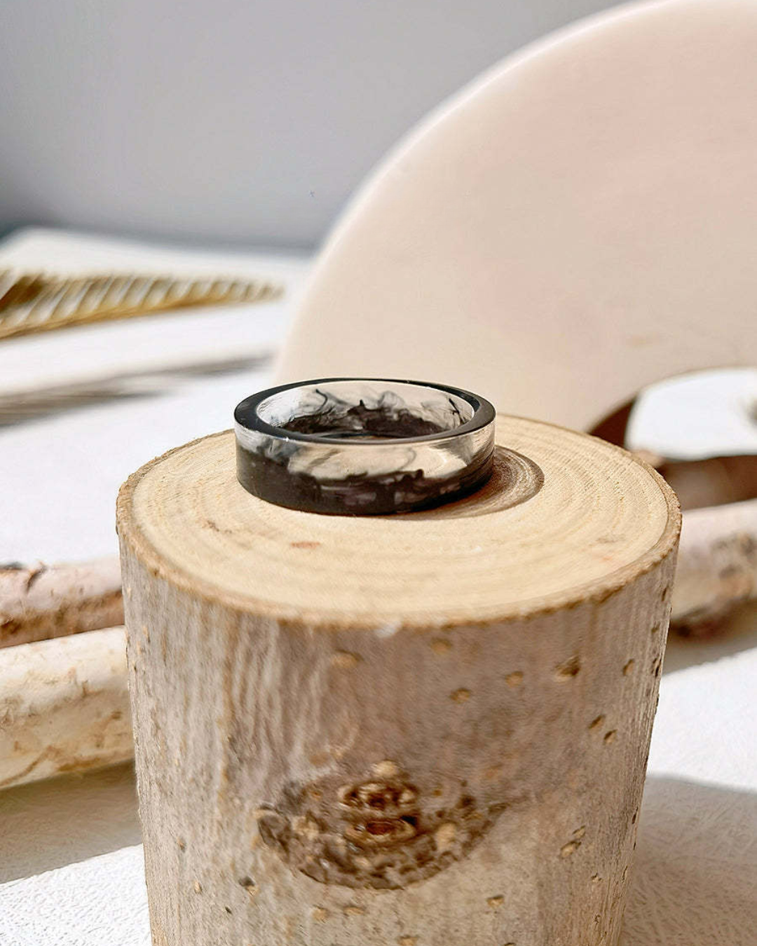 Oceanfire Minimalist Ring