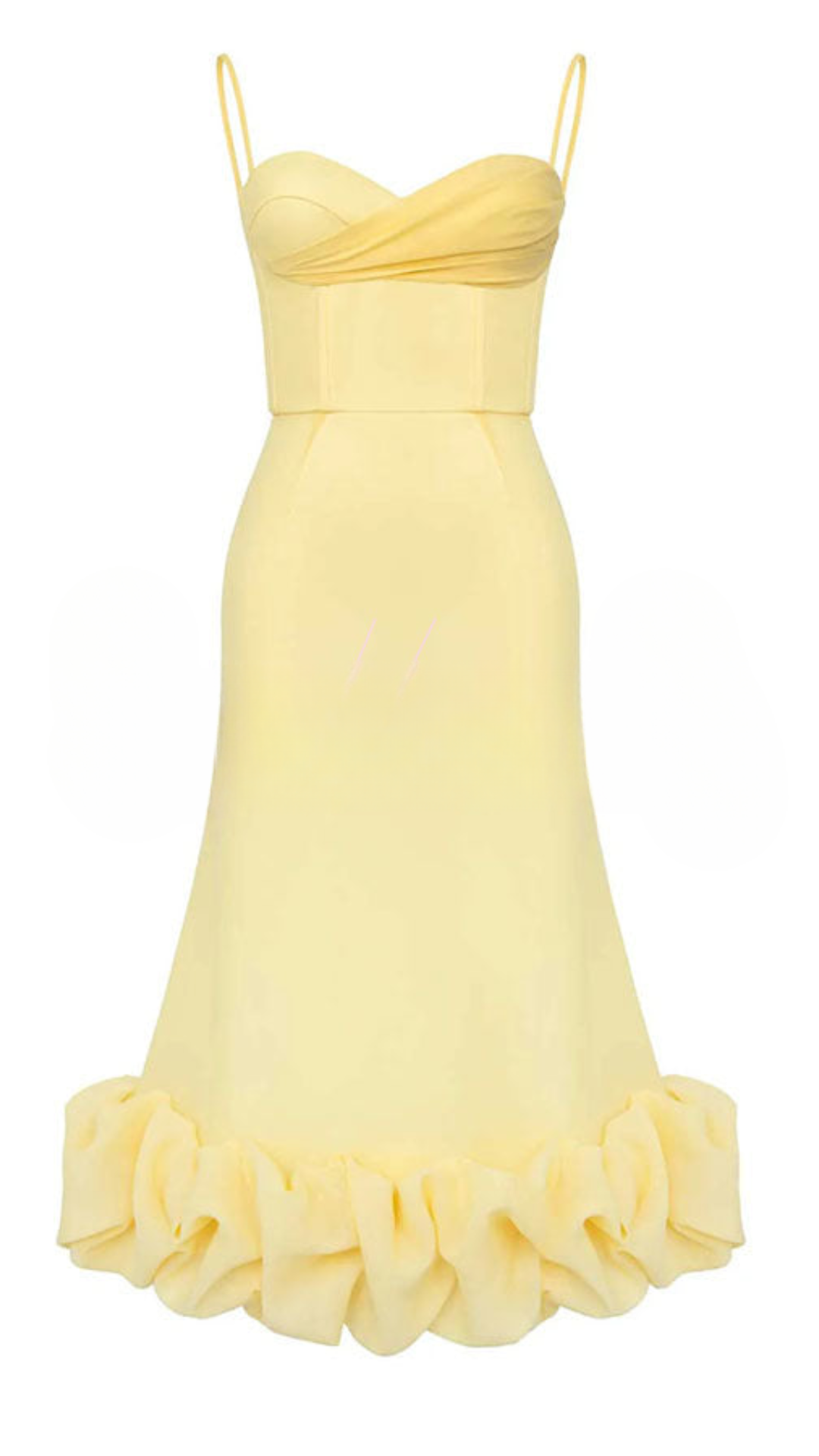 Isolde Drapiertes Glow-Midikleid