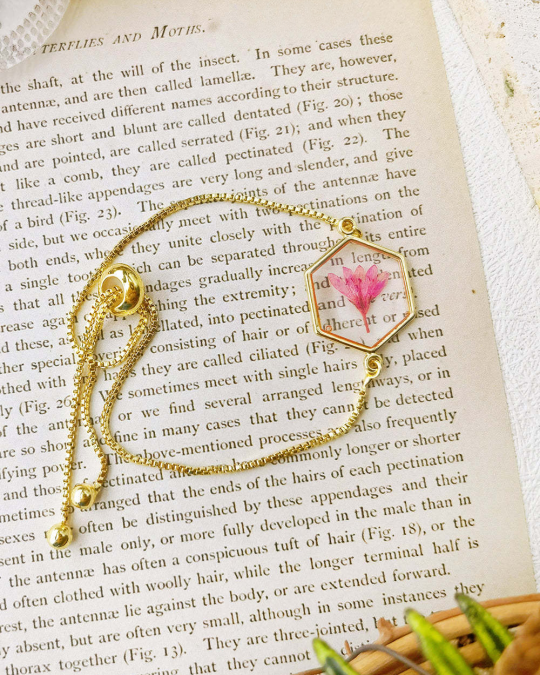 Narcissus Light Resin Cuff Bracelet