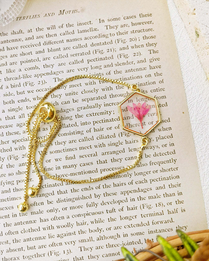 Narcissus Light Resin Cuff Bracelet