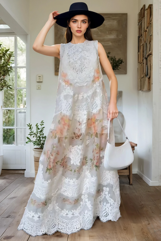 Sonnet of Petals Maxi Dress