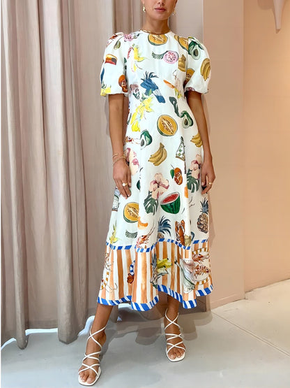 Pop Art Inspired Maxi Dress - TheBohoBloom