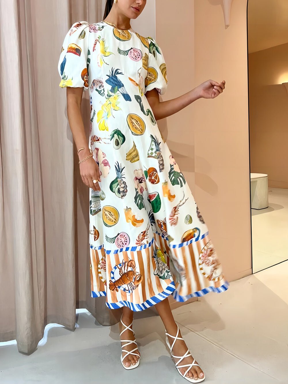Pop Art Inspired Maxi Dress - TheBohoBloom